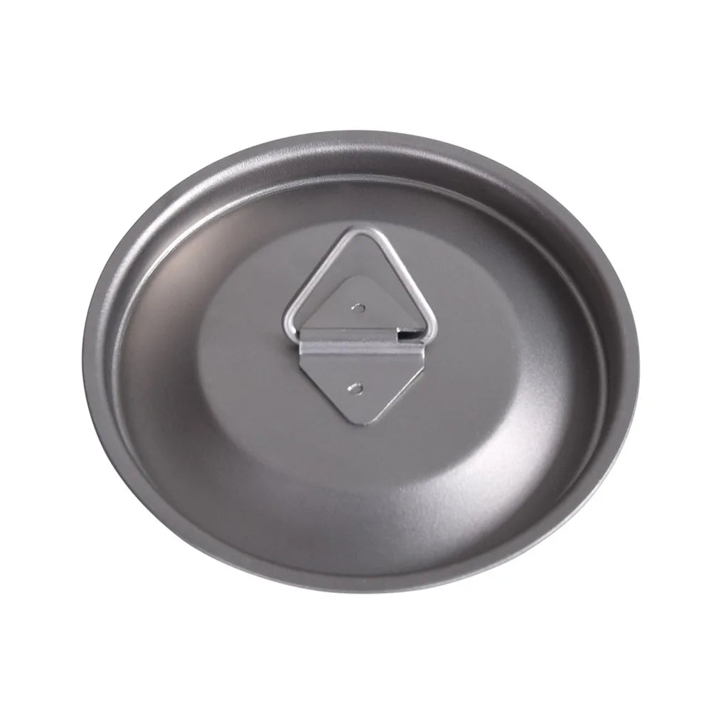 Titanium Cup Lid – Lightweight Camping Mug Cover, Grey