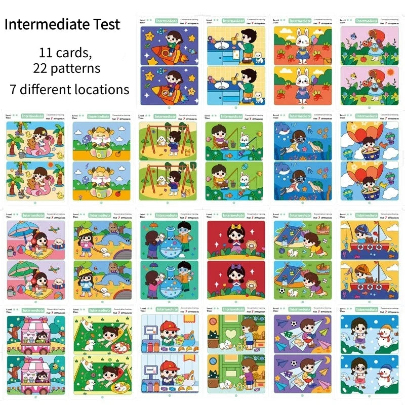 Find the Differences Card Game – Reusable Kids Puzzle