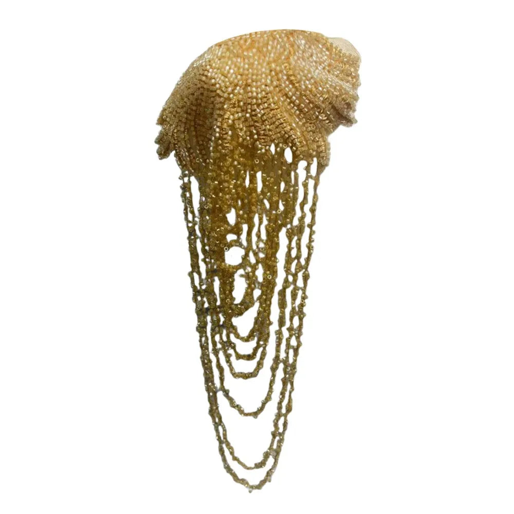 Crystal Bead Fringe Embroidery Patch – Tassel Sewing Appliqué
