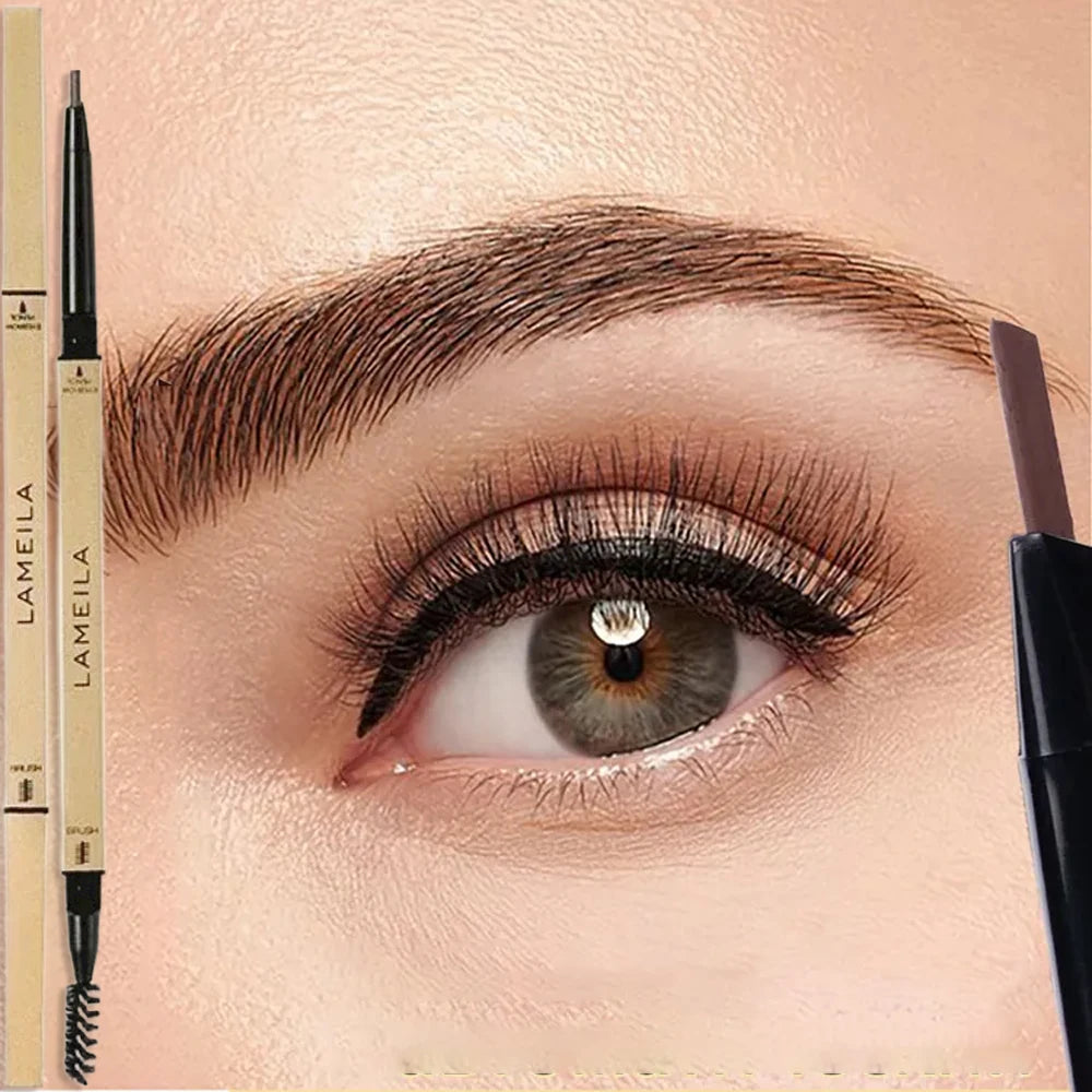 Ultra-Fine Dual-Ended Waterproof Eyebrow Pencil + Spoolie