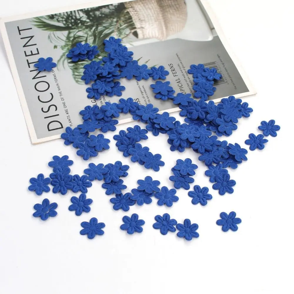 100pcs 2cm Felt Five-Petal Flower Stickers – DIY Craft & Hair