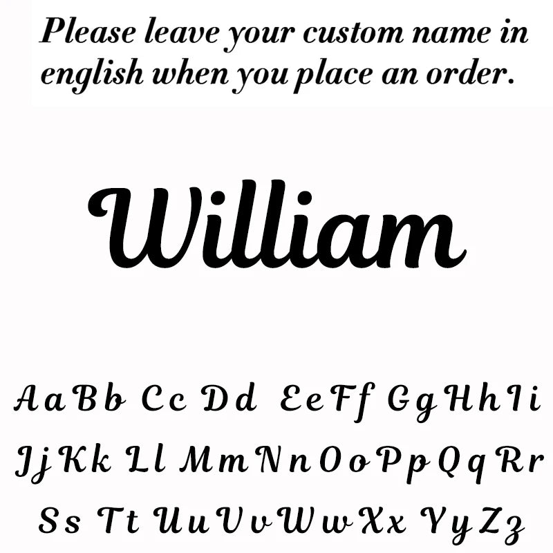 Custom Name Necklace – 18K Gold Cuban Chain & Butterfly Pendant
