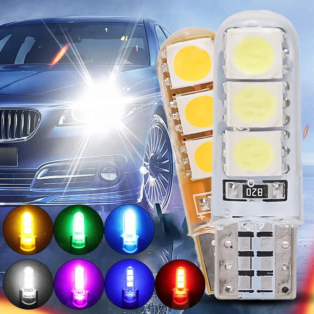 W5W T10 5050 SMD LED Bulbs – License Plate & Marker Lights