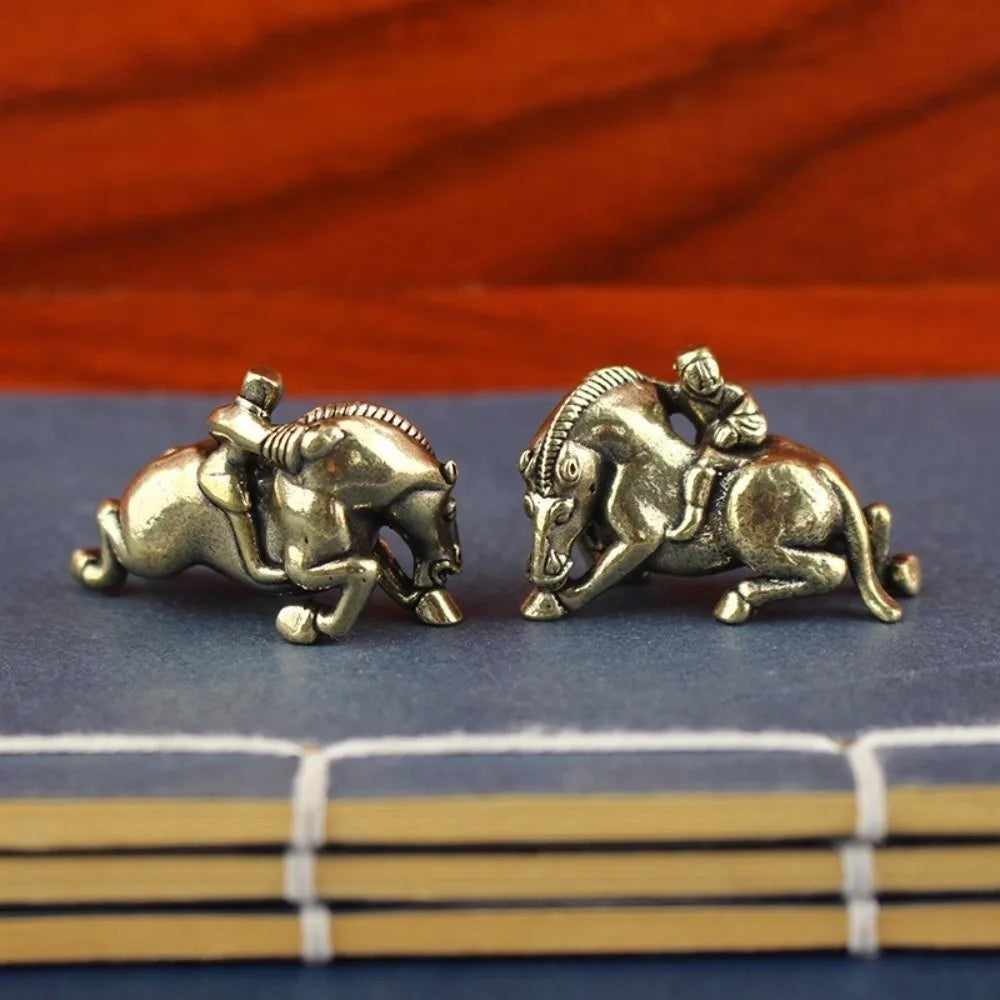 Brass Zodiac Horse Figurine – 2026 Year of the Horse Décor