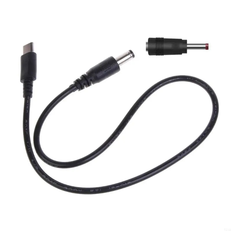 USB-C to DC 5.5×2.1mm PD Trigger Power Cable 5V–20V
