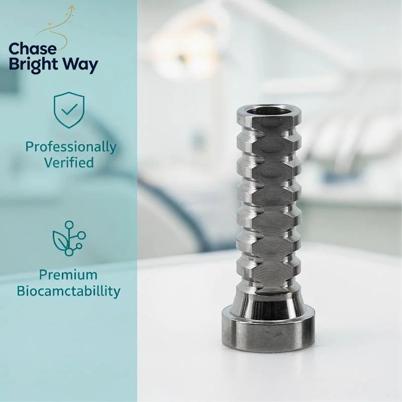 Titanium 4.8mm Temp Dental Abutment | Nobel Biocare Compatible