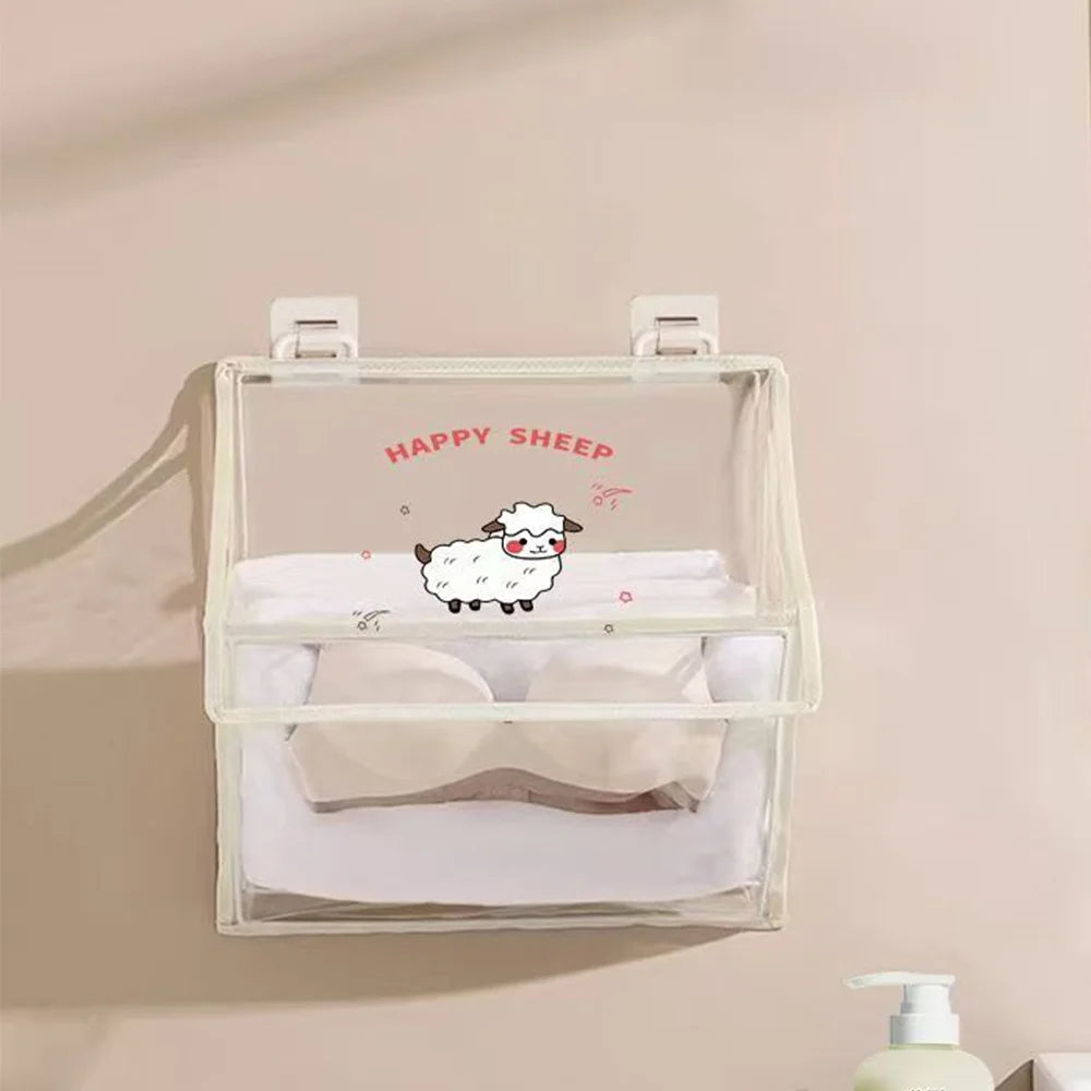 Waterproof Bathroom Hanging Storage Bag – Foldable Sheep Design