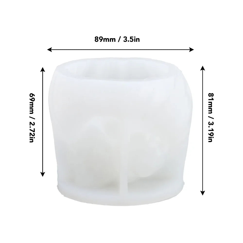 Silicone Shell Candle Mold – Flexible Resin & Wax Casting
