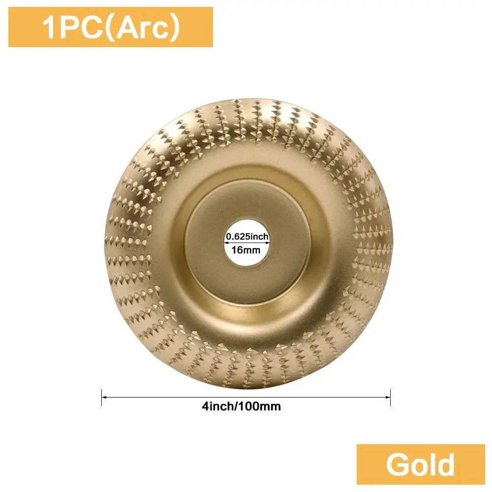 Wood Carving Grinding Wheel – Arc, Flat & Bevel Shaping Disc