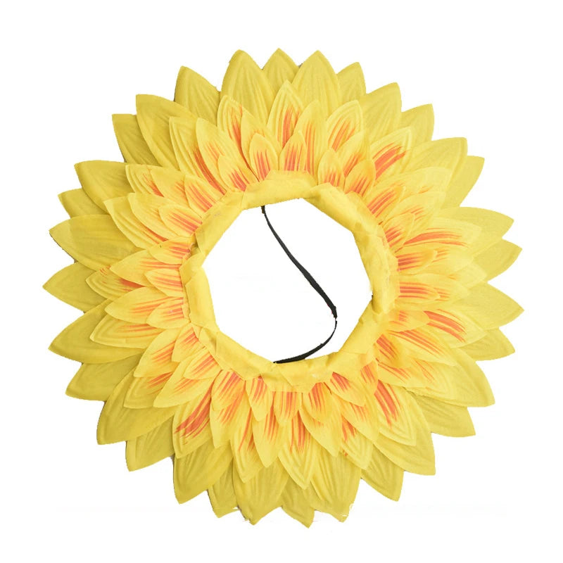 Sunflower Headband Costume Prop – Parties, Festivals & Cosplay
