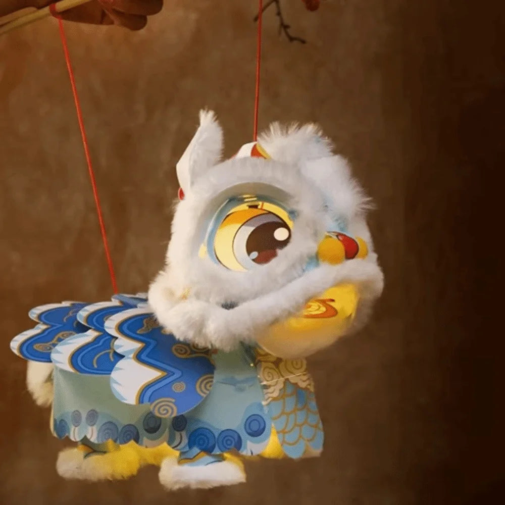 DIY Lion Dance Lantern – Lunar New Year Hanging Ornament & Tassel