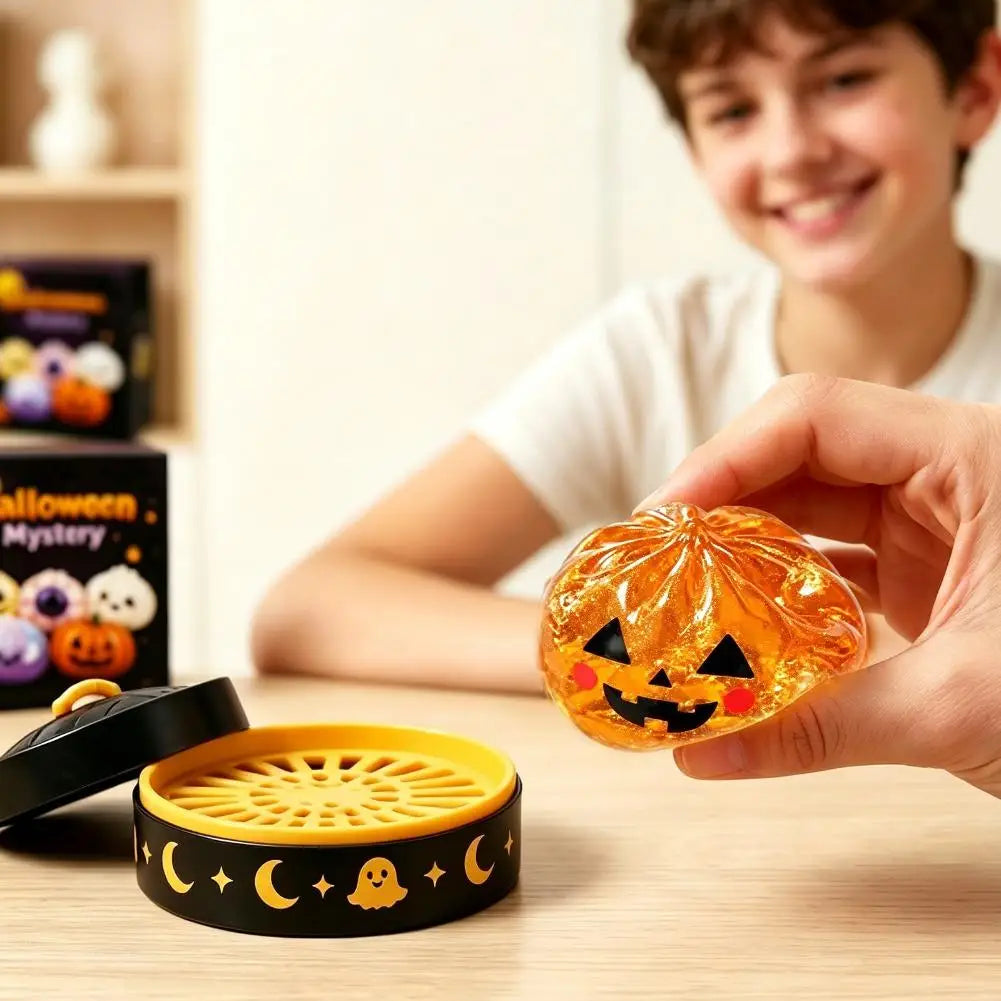 Halloween Ghost Dumpling Slow Rising Squeeze Fidget Toy