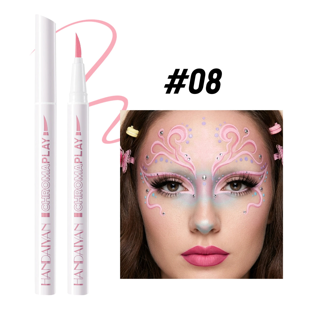 Washable Face & Body Paint Pen – Tattoo Marker for Cosplay