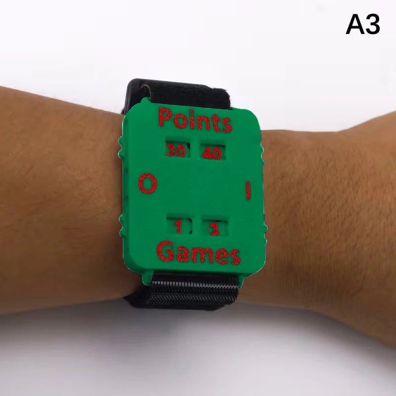 Cricket Tennis Padel Scorer Wristband – Instant Score Tracker