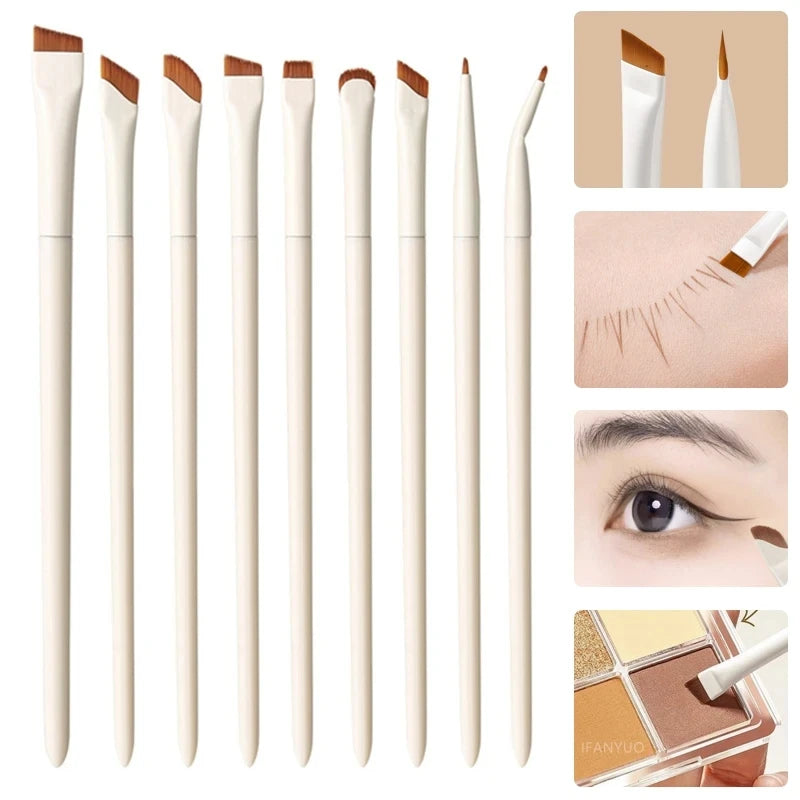 Professional Eyeliner & Eyebrow Brush Set – 3/7/9 Pcs