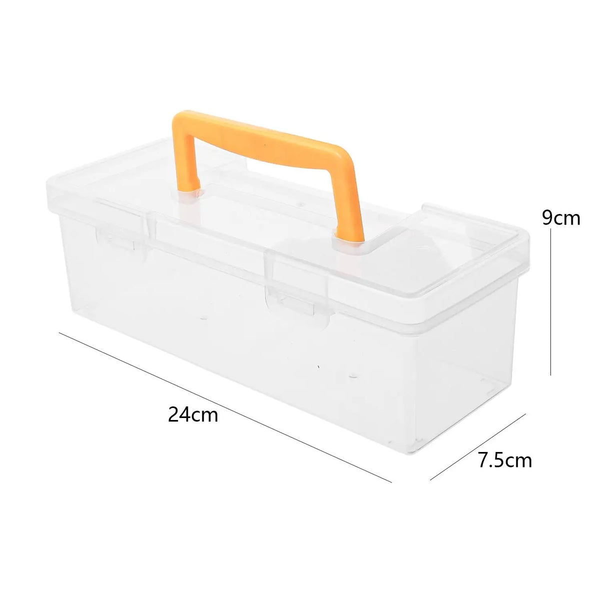 Small Parts Organizer – 6-Compartment Hardware Storage Box