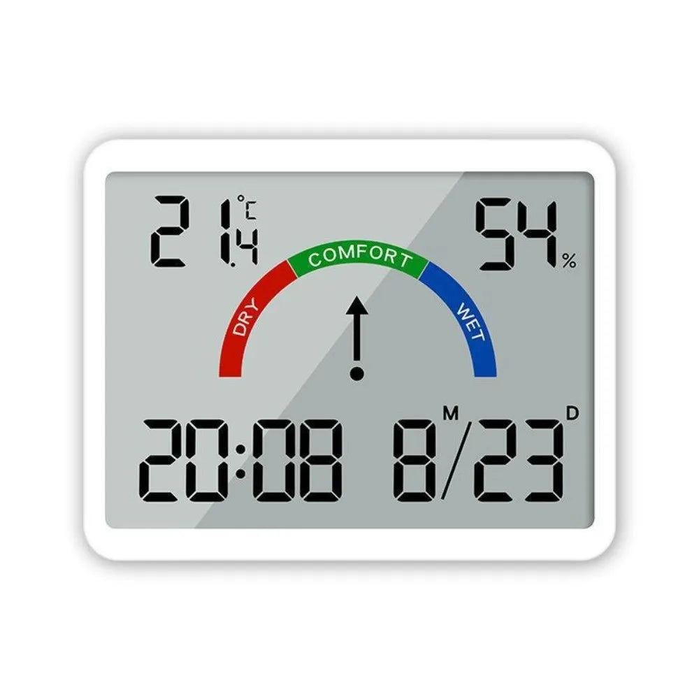 Magnetic Digital Alarm Clock – Large LCD & Humidity Sensor