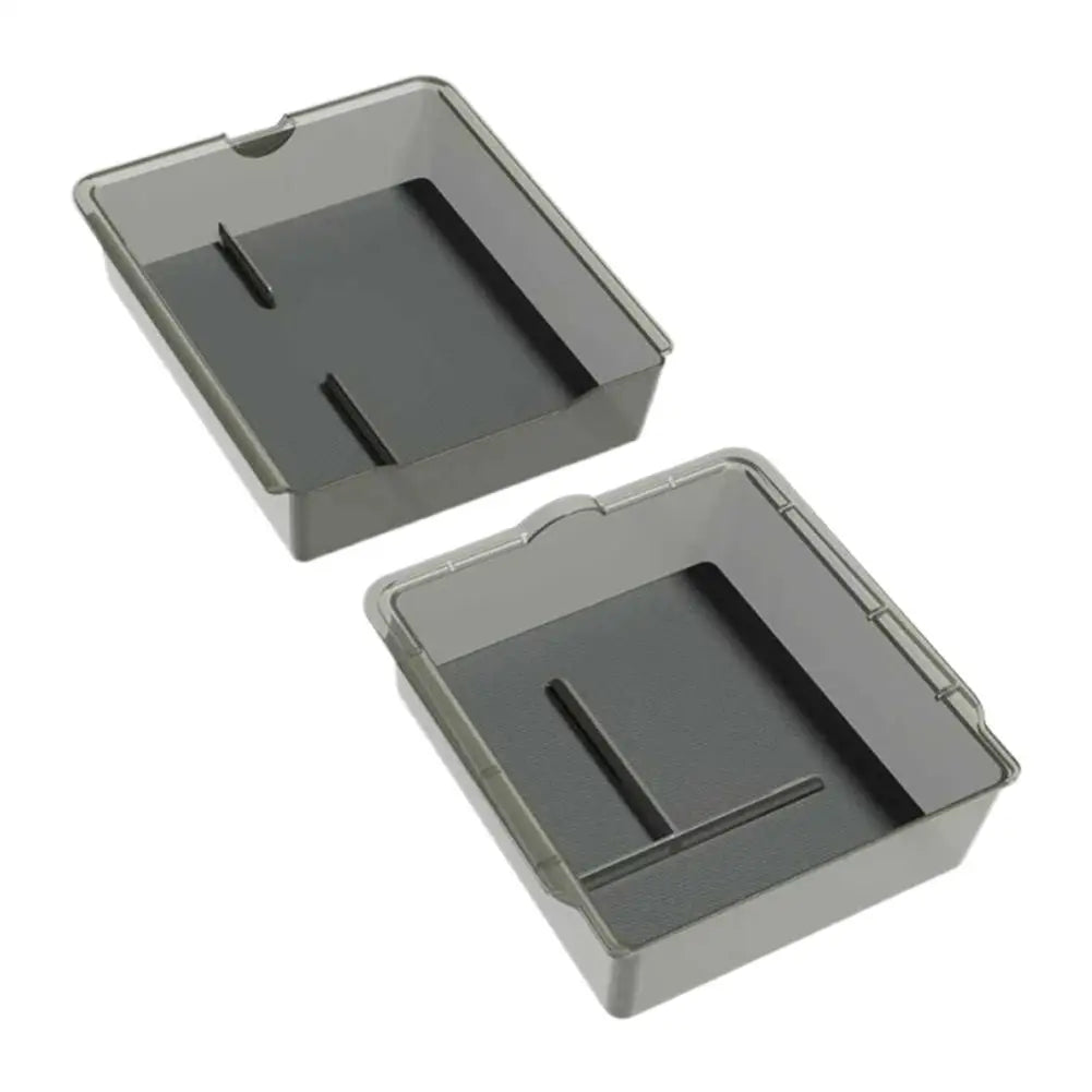 Tesla Model 3 & Y Console Silicone Mat – 2-Pack Car Organizer
