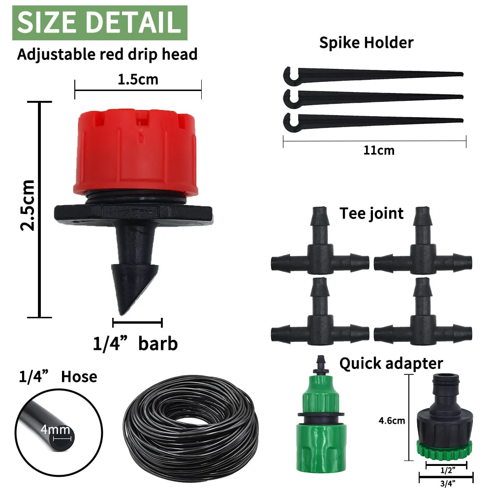 20M Micro Drip Irrigation System – Automatic Watering Kit