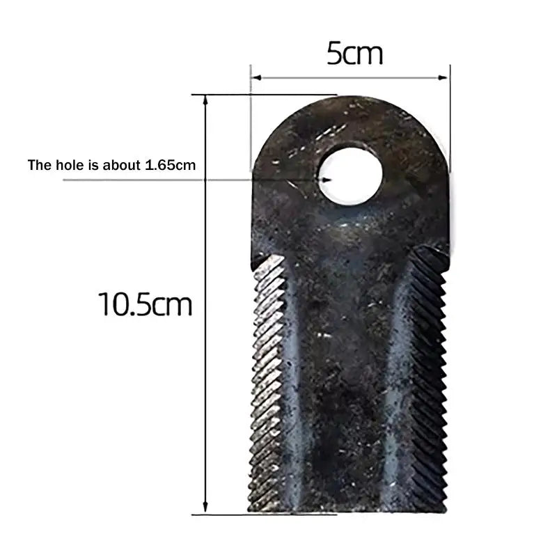 Grass Shredder Serrated Knife Hammer – Lawn Mower Accessory