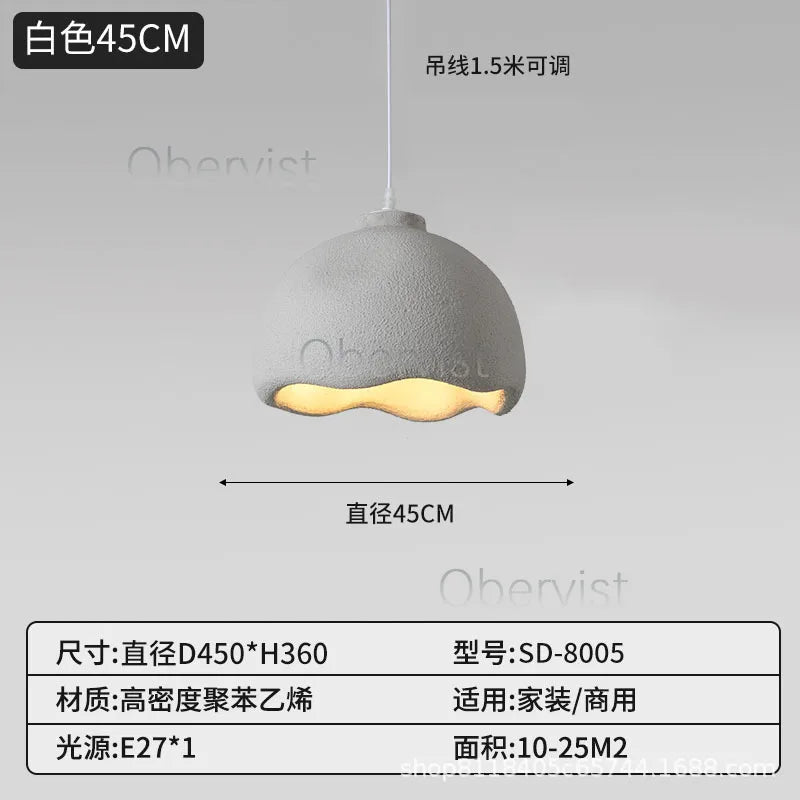Wabi Sabi Pendant Light | Dimmable E27 LED Ceiling Fixture