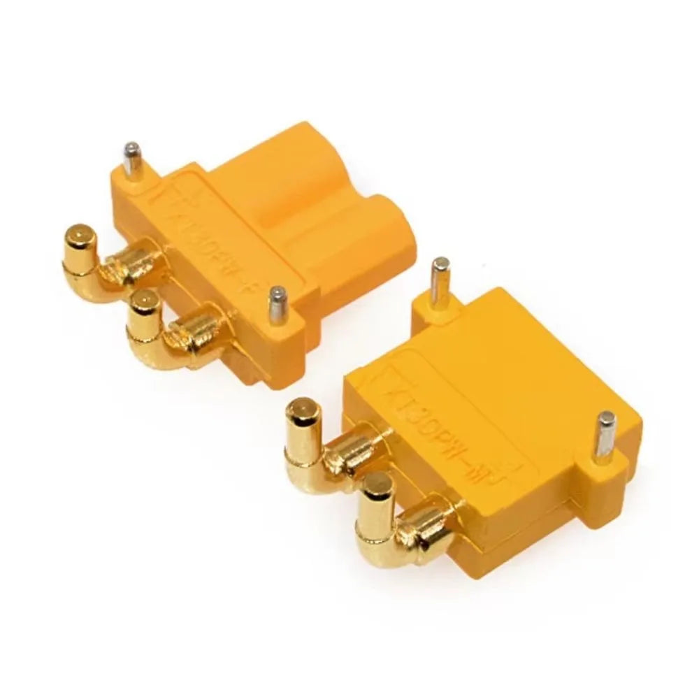 XT30PW Gold-Plated PCB Mount Power Connector – RC & LiPo