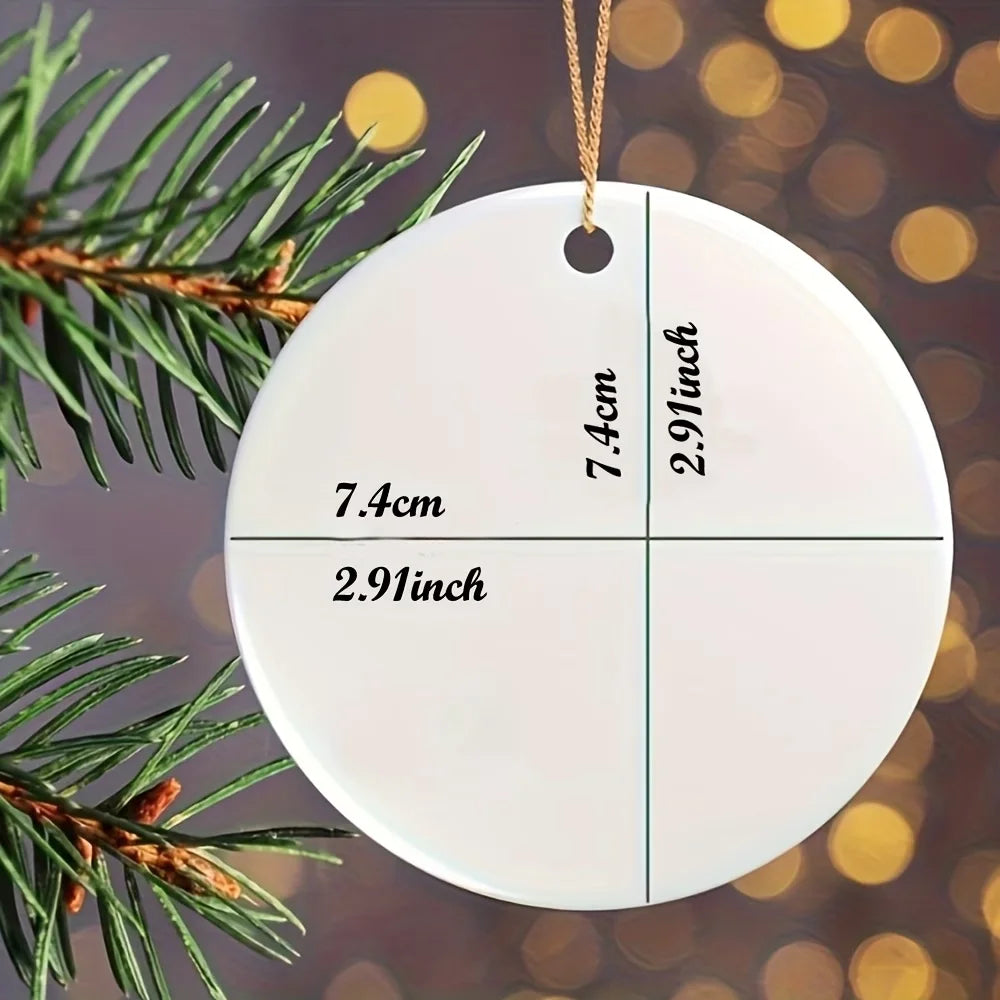 Personalized Watercolor Pet Photo Ornament | Custom Dog & Cat