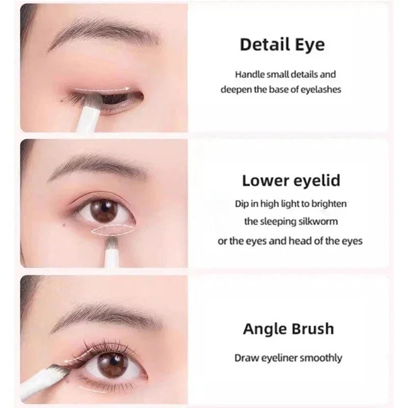 Ultra Soft Eye Makeup Brush Set – Eyeshadow & Eyeliner 5/8/10 Pc