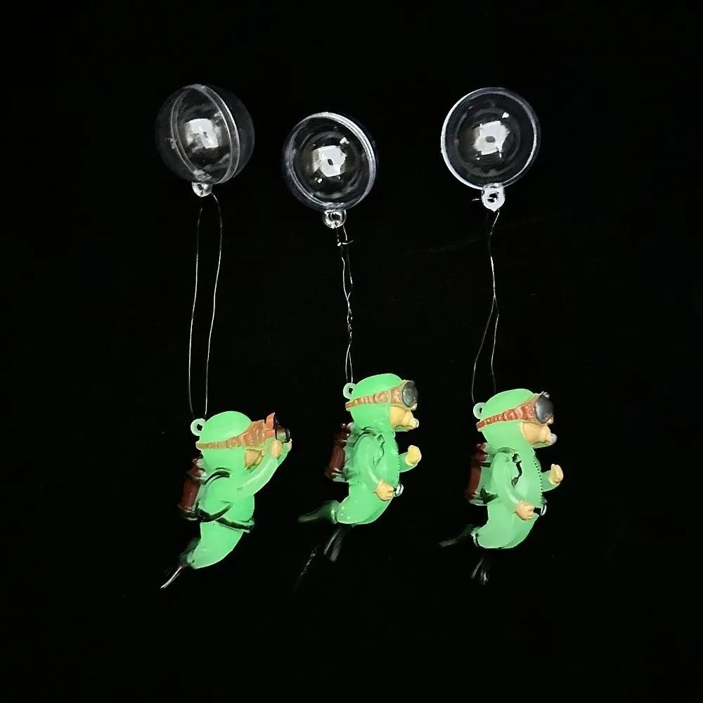 Glow in the Dark Mini Diver Resin Fish Tank Ornament