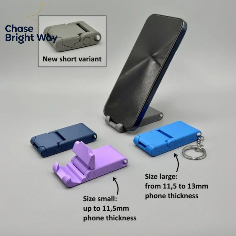 Portable Keychain Phone Stand – Mini Foldable Mobile Holder
