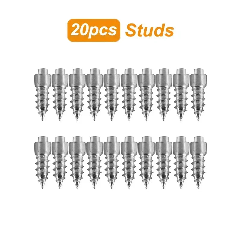 Winter Snow Spike Studs – Anti-Slip Tire & Shoe Ice Screws