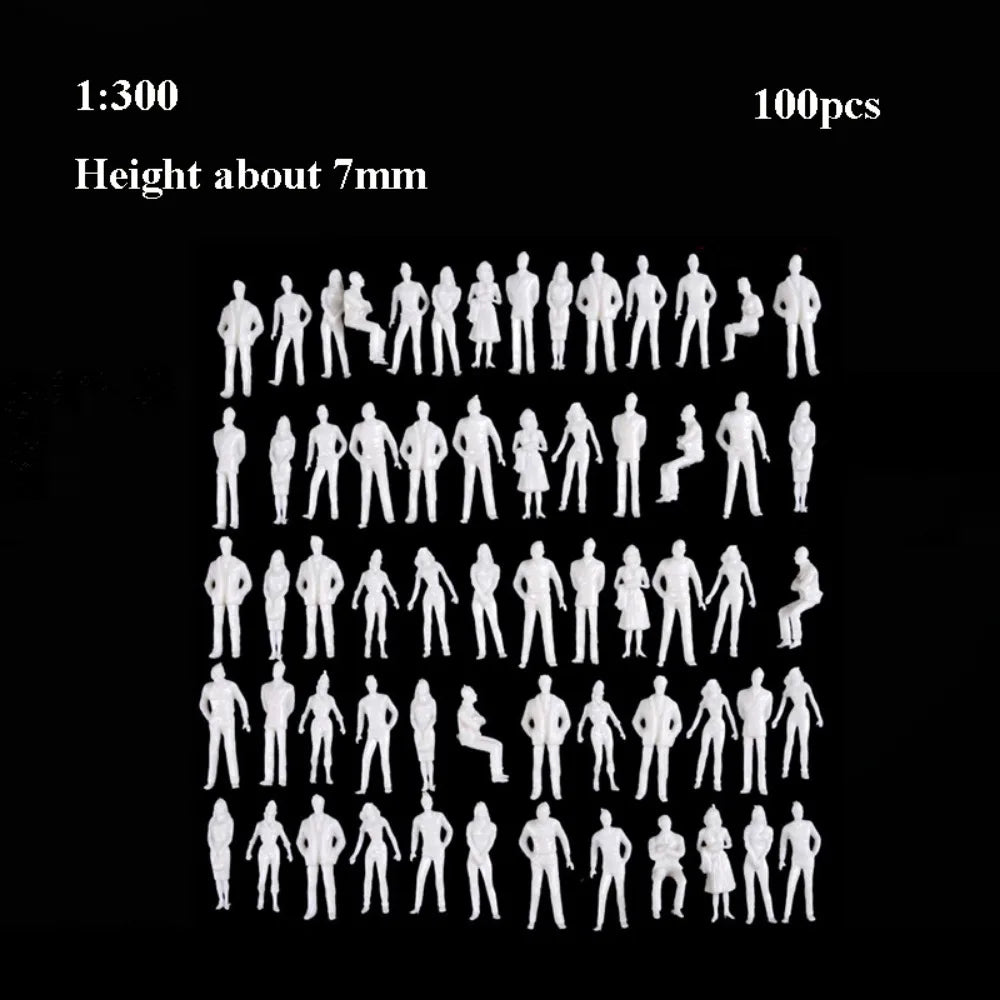 Miniature Model People Figures – Multi-Scale Train Scenery