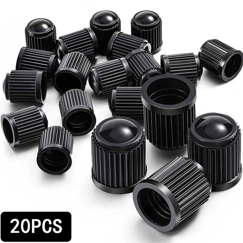 Tire Valve Stem Caps – Universal Dustproof ABS 20-Pack