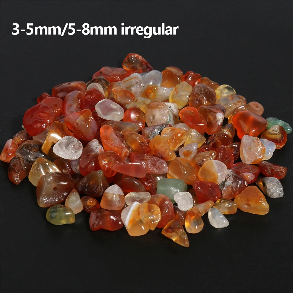 Red Agate Carnelian Loose Stone Beads 8mm – DIY Jewelry