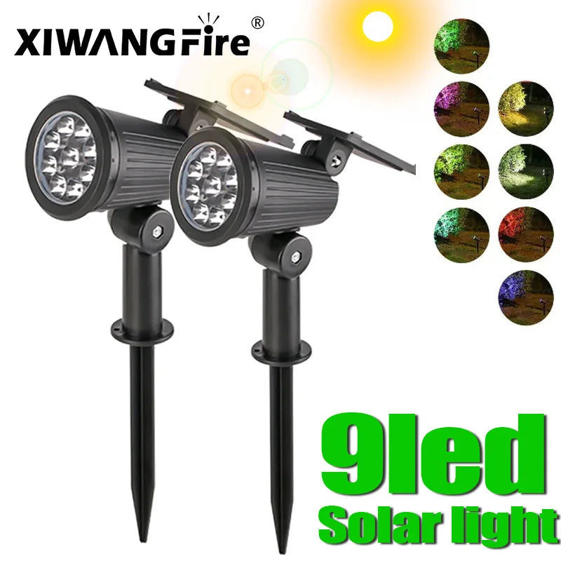 Solar Inground LED Landscape Light – IP65 Waterproof Dimmable