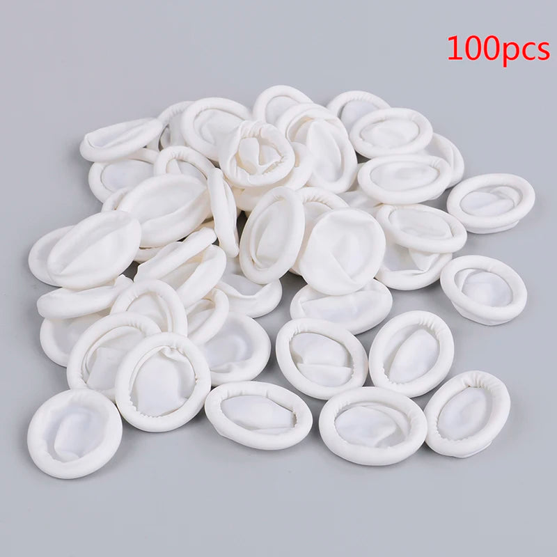 Latex Rubber Finger Cots | Anti-Slip Elastic Protector Covers