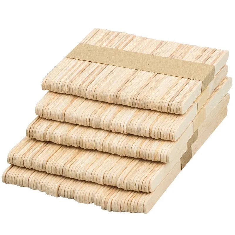 Wooden Wax Applicator Sticks 100/200 Pcs – Hair Removal