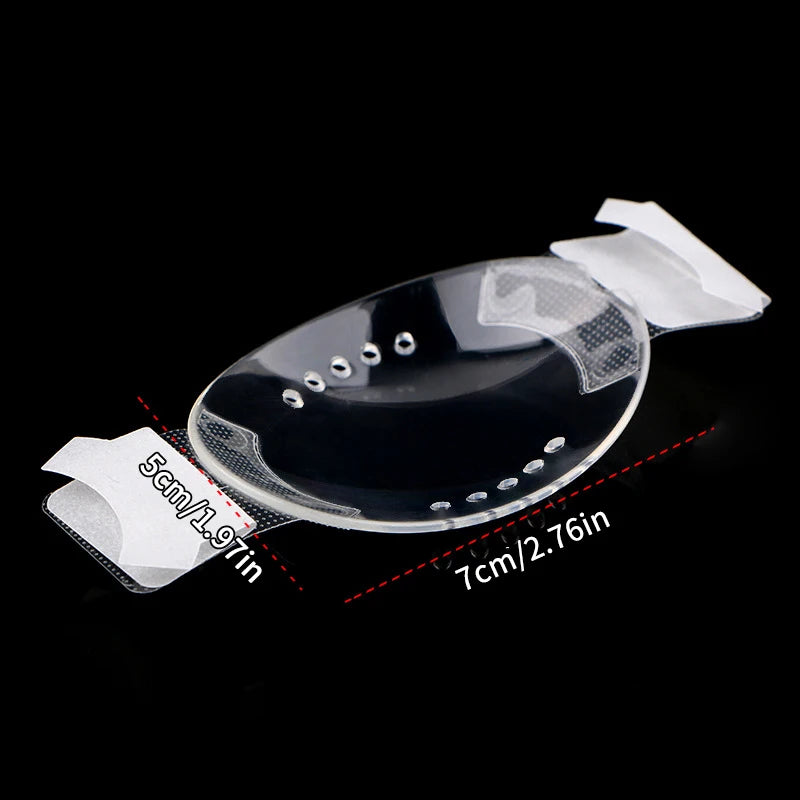 5-Pack Transparent Plastic Eye Shield Cover – Self-Adhesive