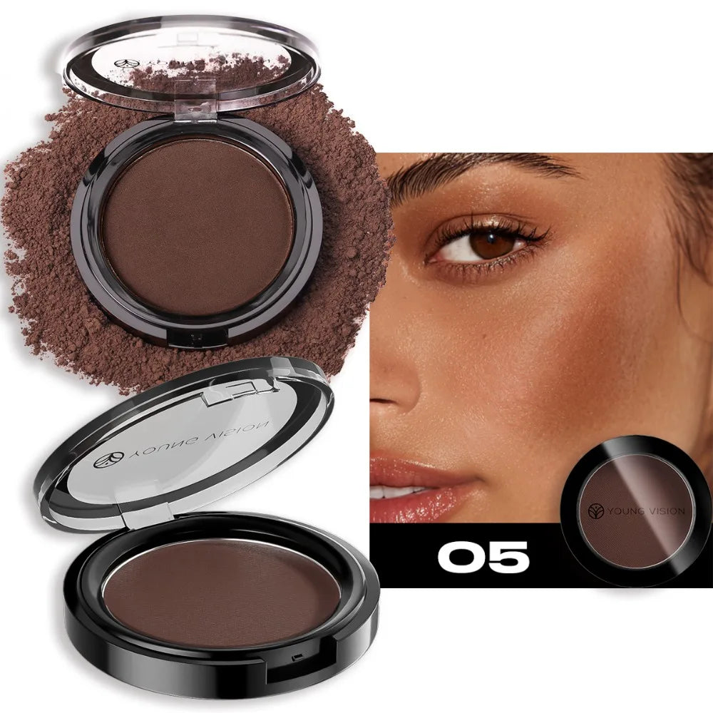 Silky Matte Bronzer Contour Powder Palette – 3-in-1 Face