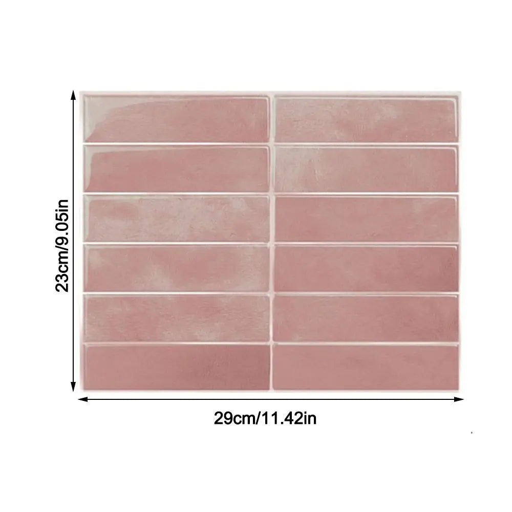 Self-Adhesive Tile Wall Stickers – Waterproof PET Decals