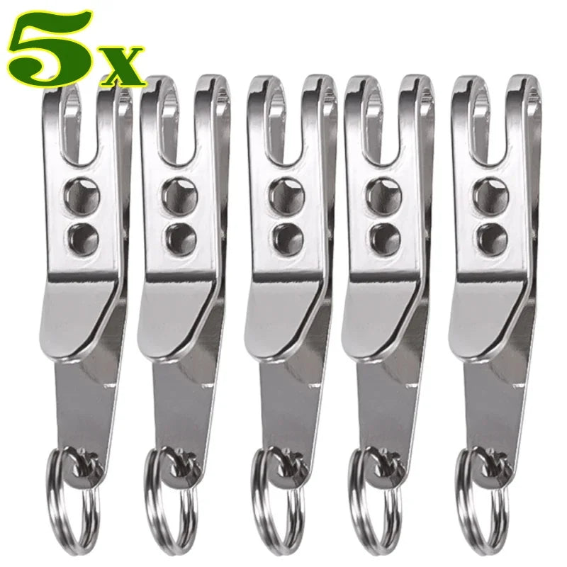 Zinc Alloy Carabiner Snap Hook – EDC Keychain Quicklink Clip