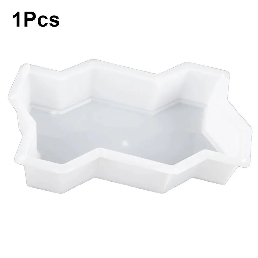 Waves Reusable Concrete Stepping Stone Path Maker Mold