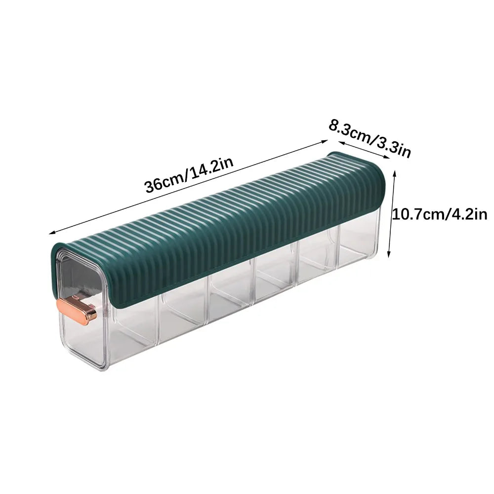 Transparent Underwear Organizer Box – Adjustable Compartments