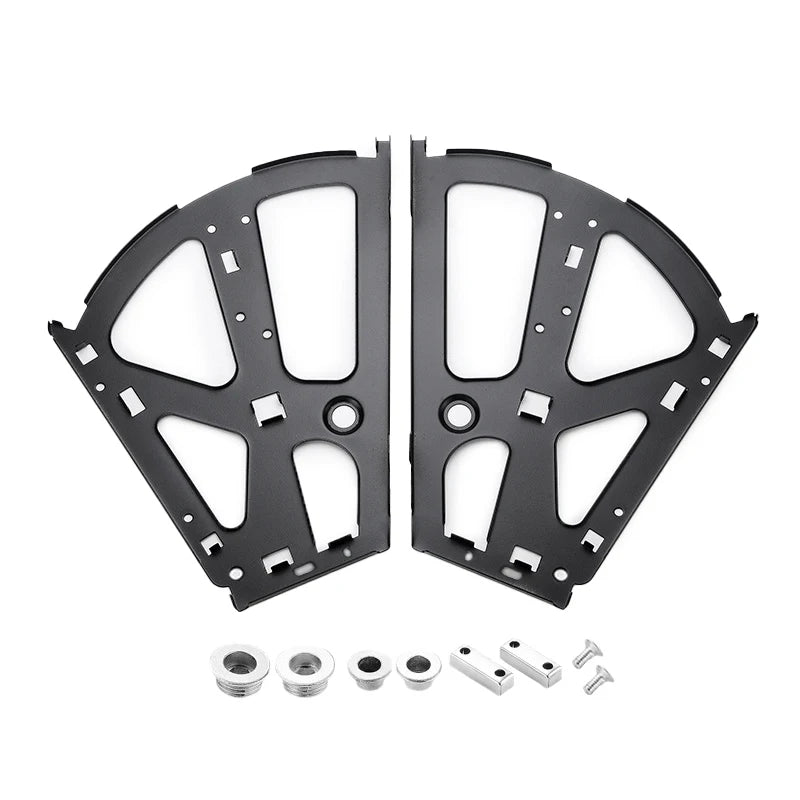 Steel Shoe Cabinet Flip Hinges 2-Pack | Rack Shelf Hardware