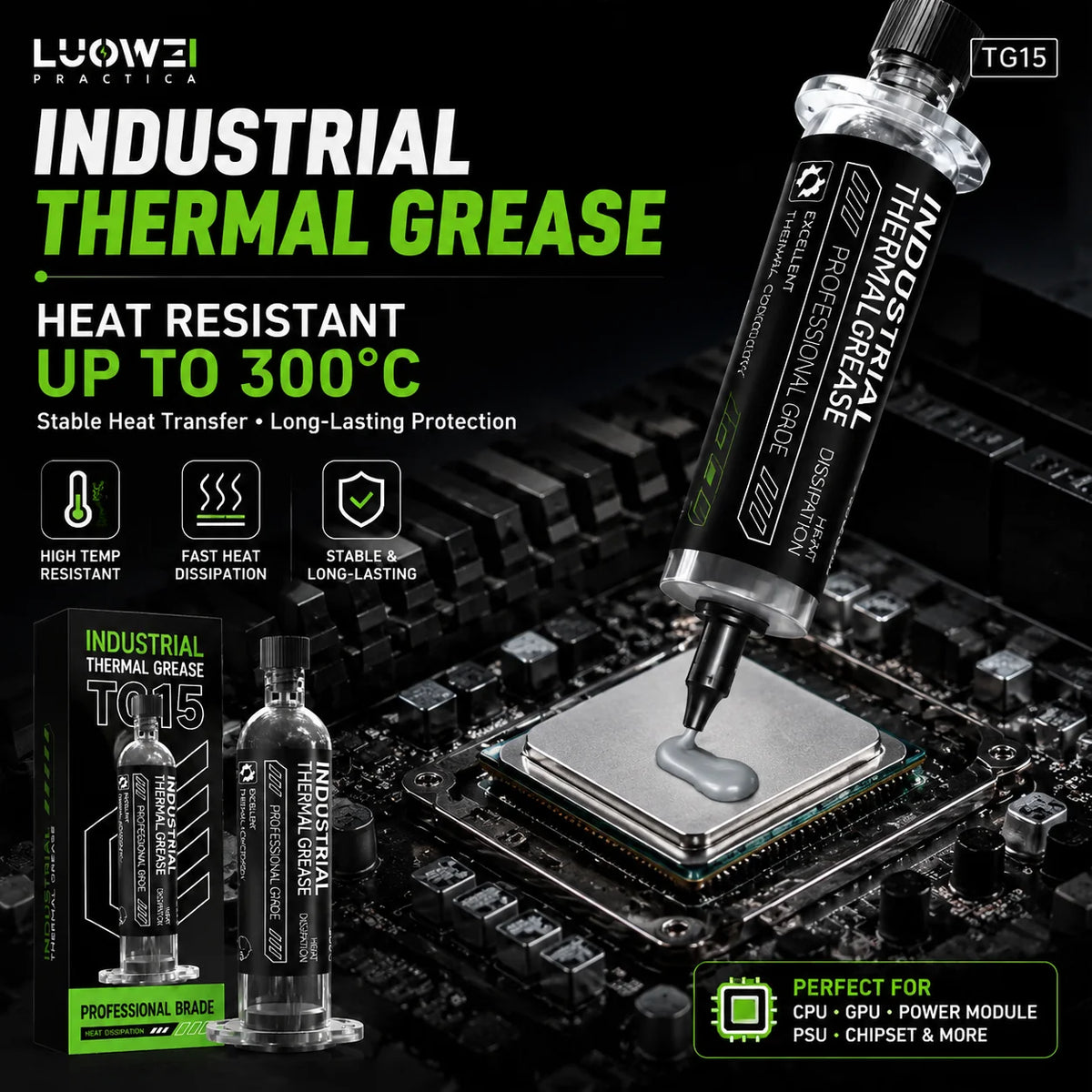 LUOWEI TG-15 30ml Industrial Thermal Paste for CPU & GPU