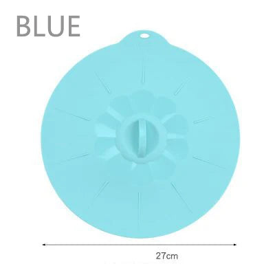 Universal Silicone Spill Stopper Lid – Reusable Pot & Bowl Cover