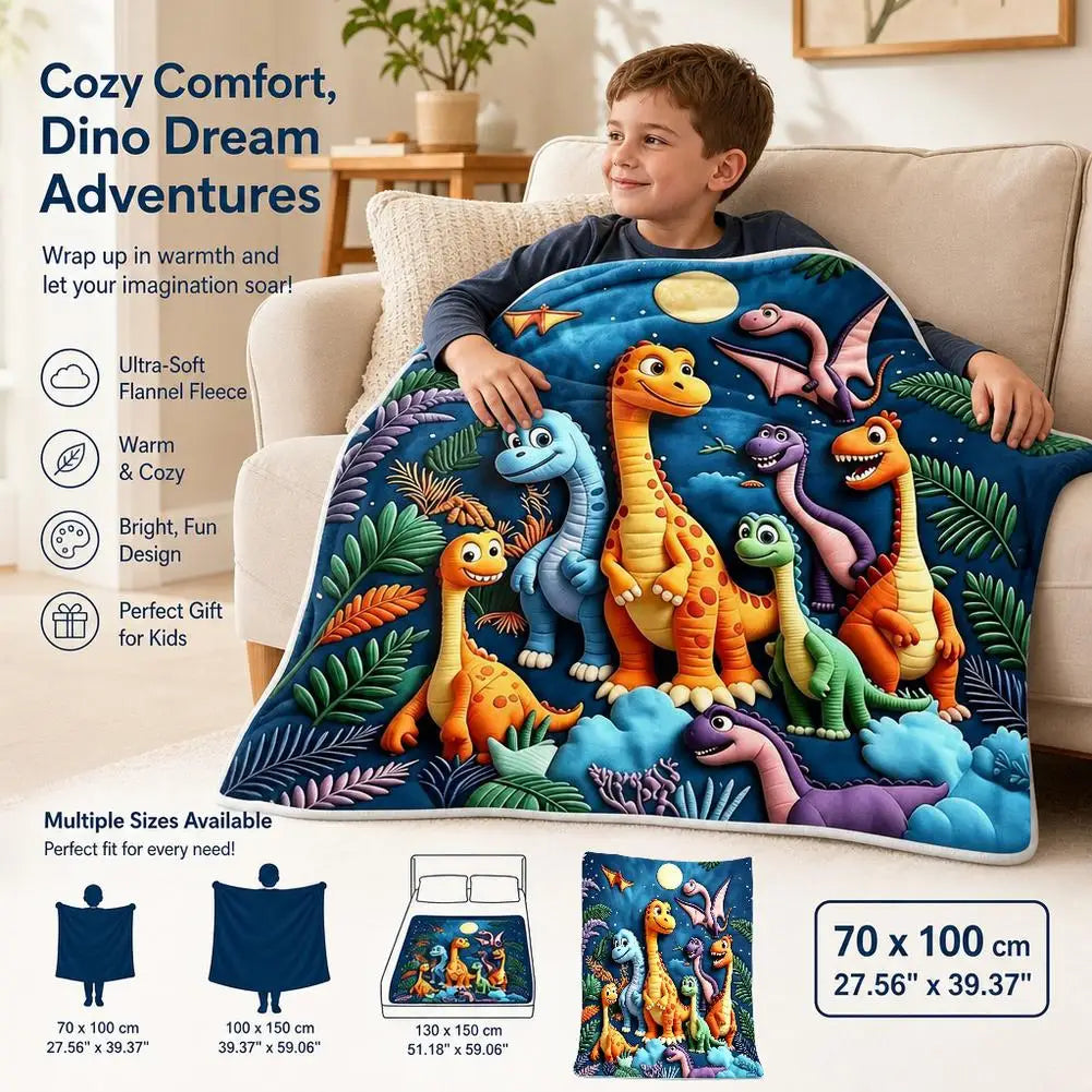 Teddy Bear Floral Flannel Blanket – Soft Kids Nap Throw