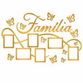 3D Acrylic Mirror Photo Frame Wall Stickers | 100×60cm Decal