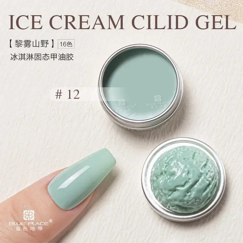 Handaiyan 64 Colors Solid Nail Polish Gel – Ice Cream Texture