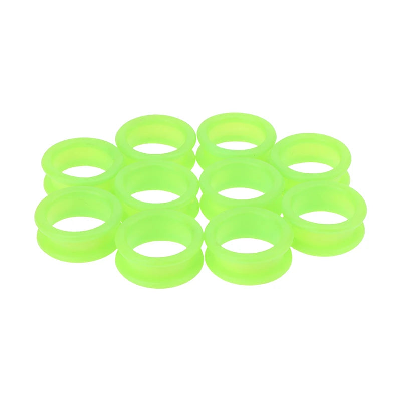Silicone Scissor Finger Ring Inserts for Barbers – 10-Pack